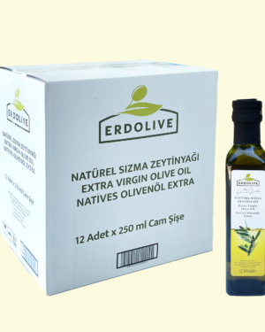 12x250 ml Cam Erdolive Natürel Sızma Zeytinyağı